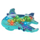 Electric Car Airplane Toys With Cool Sensory LED Light Music Transparent Toy Car Girls Boys