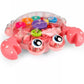 Musical Sensory Transparent Gear Animal Crab