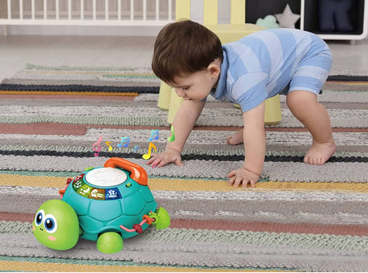 6 In 1 Musical Sound Lights Crawling Turtle