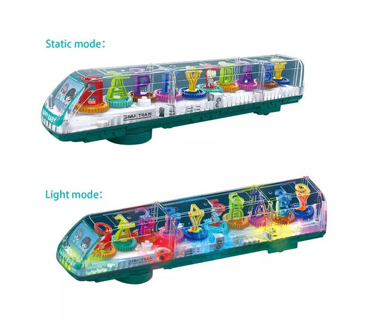 Musical Sensory Transparent Gear Train