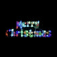 Super Bright LED Merry Christmas Rainbow Sign