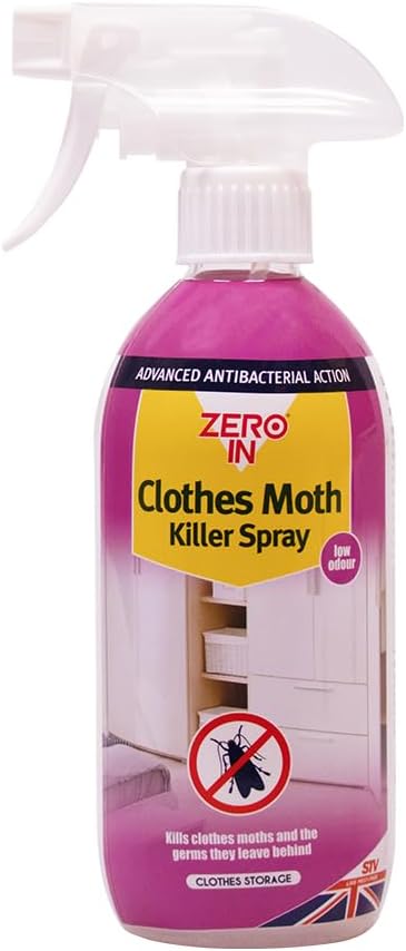 Zero In Antibacterial Clothes Moth Killer - 500 ml