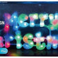 Super Bright LED Merry Christmas Rainbow Sign