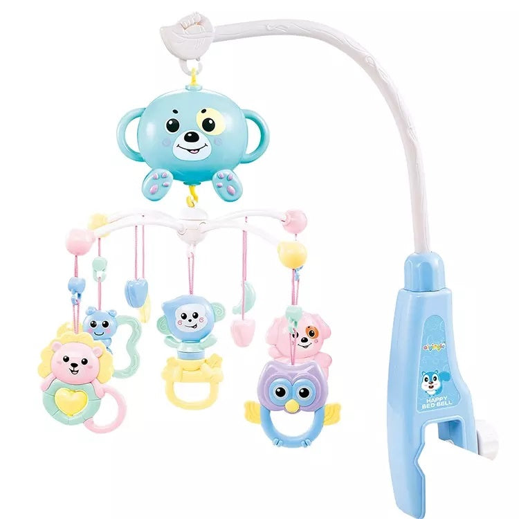 Musical Bed Bell Cot Blue