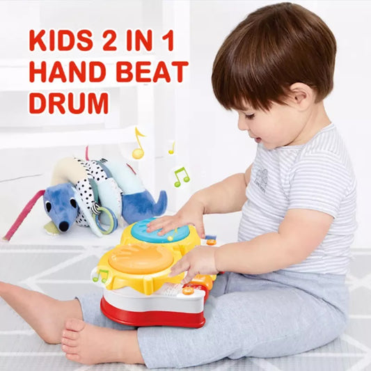 MUSICAL DRUM WITH PIANO