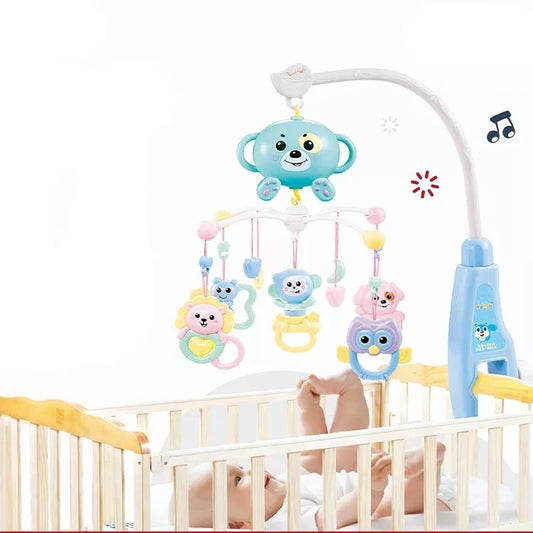 Musical Bed Bell Cot Blue