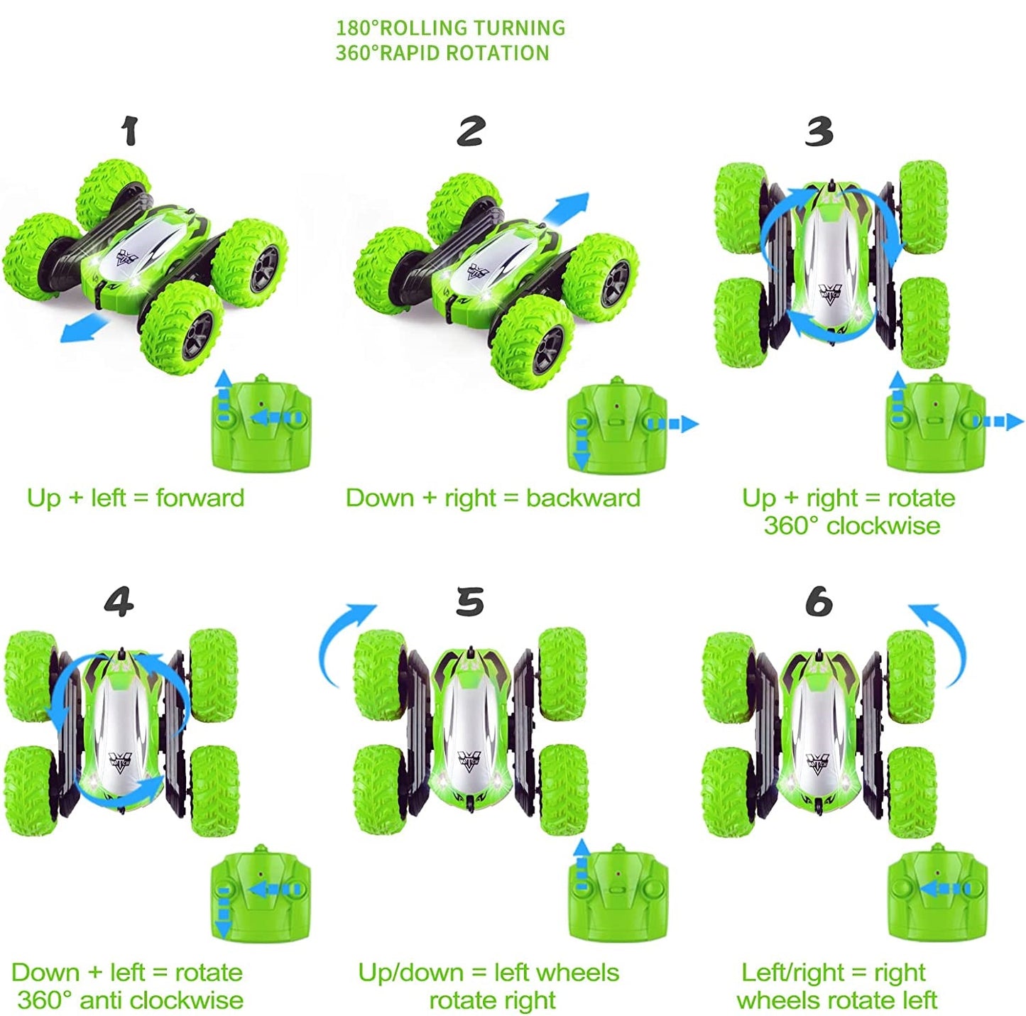 Drift Event Spinning 360° Double Side 2.4GHz RC Stunt Car