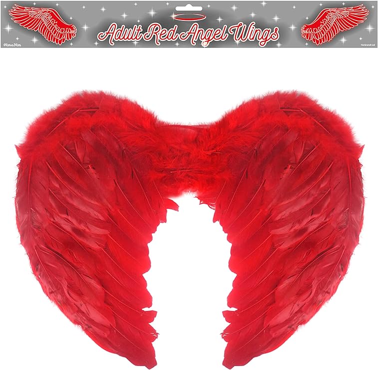 Red Feather Wings 44cm x 34cm